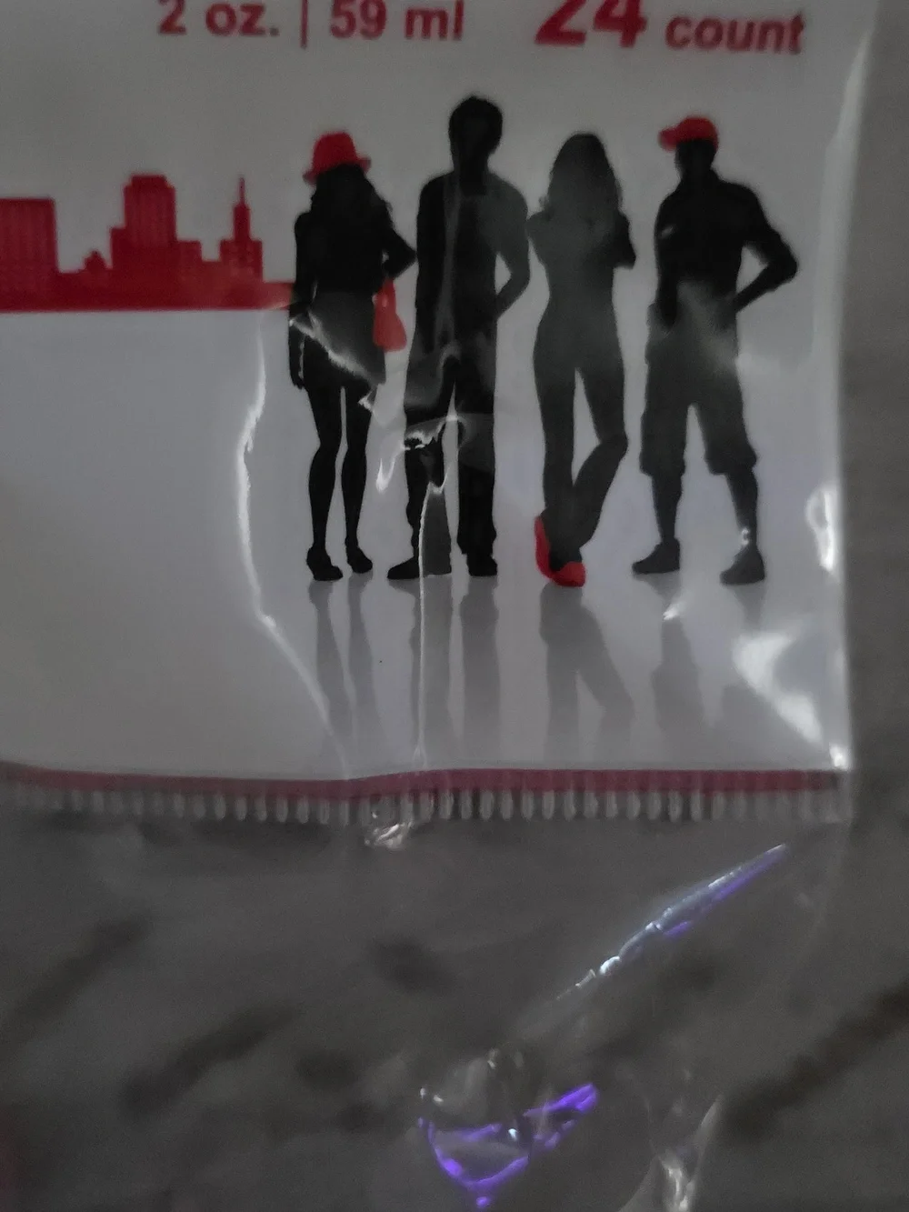 2 oz. Red Mini Party Cups - 24 Count